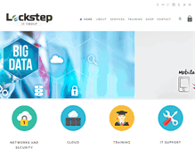 Tablet Screenshot of lockstepit.com
